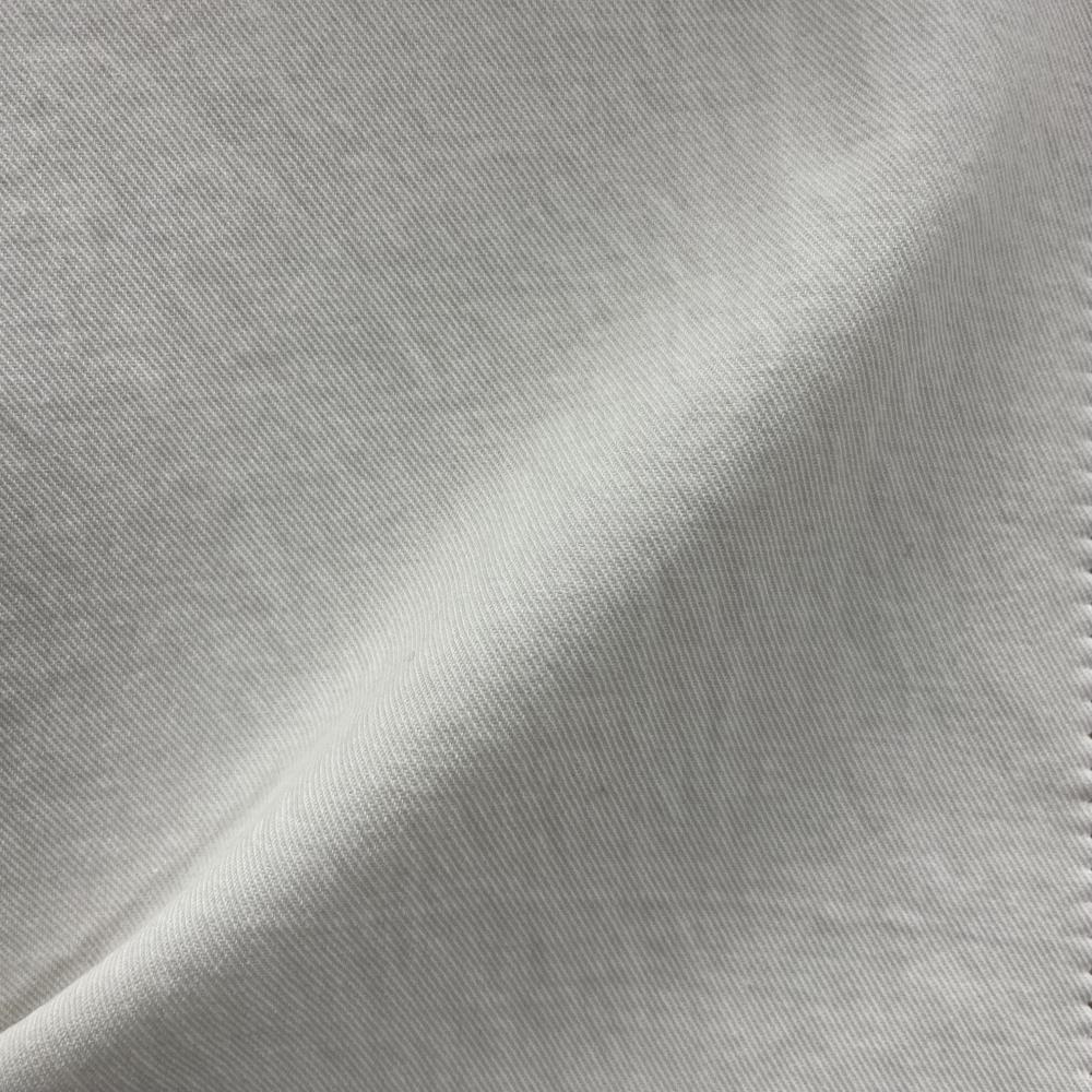 有機40/2強撚斜紋布 近江漂白PFD