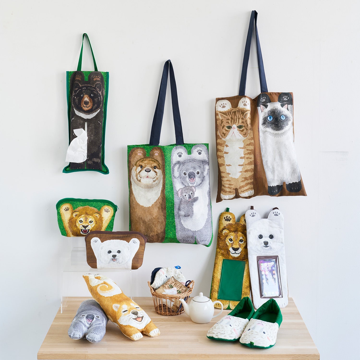 HOME DECO 動物定位布(狗狗櫥櫃/水獺草地)