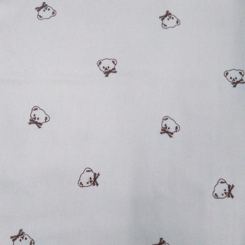 刺繡斜紋布小花