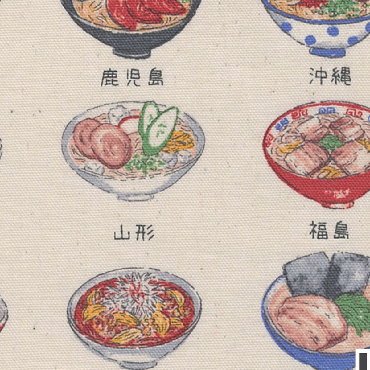 當地特色系列 - 拉麵 - 牛津布