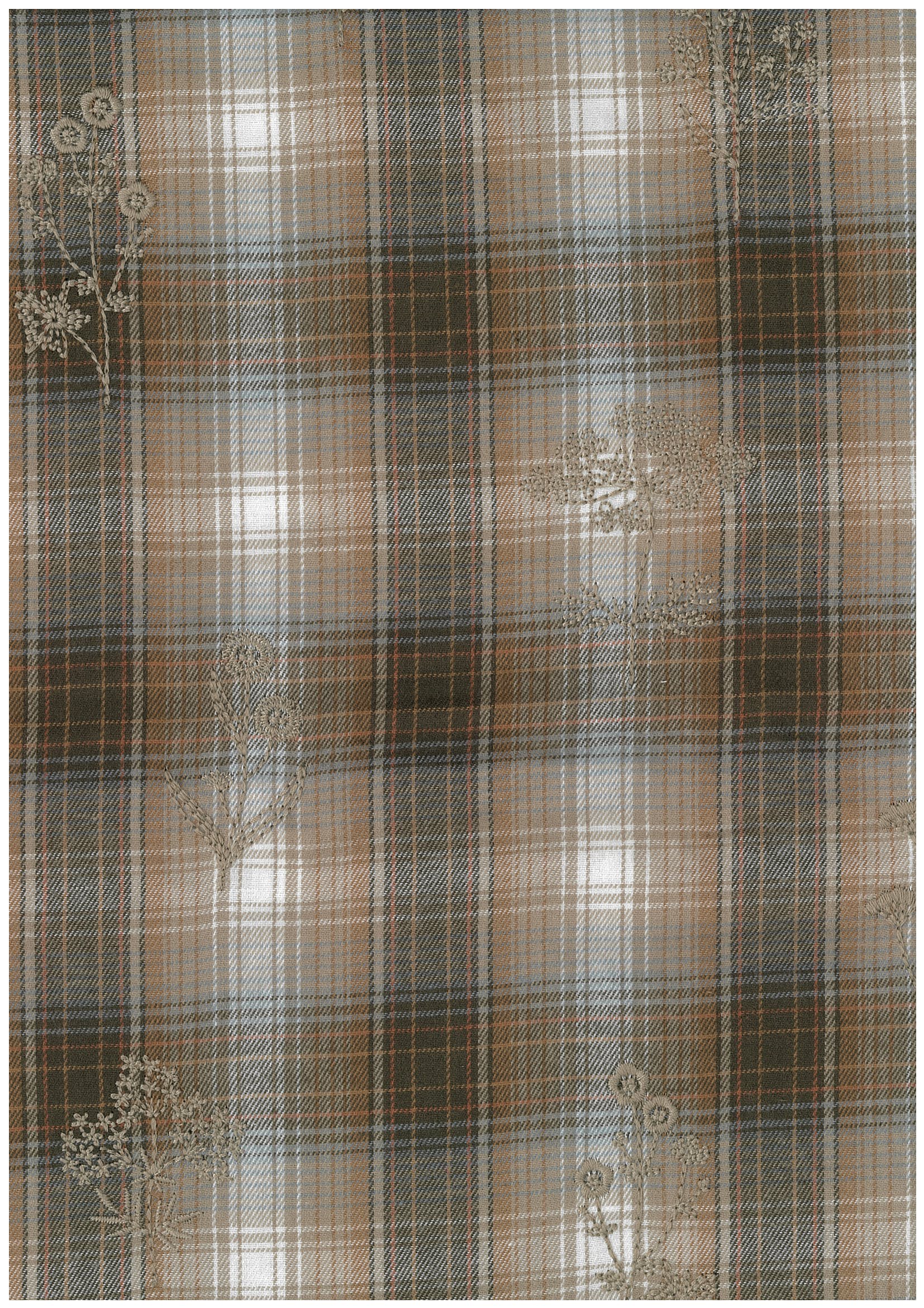 Embroidered Check