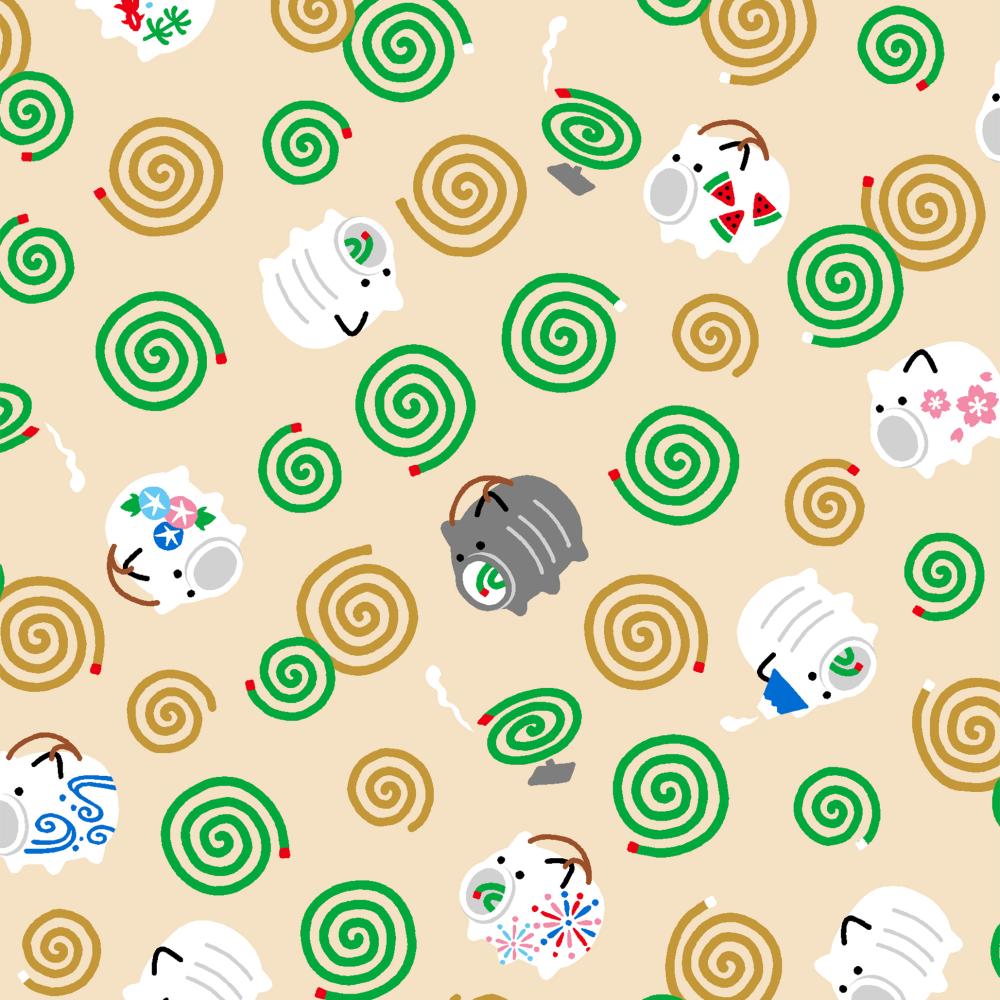 和物語印花布