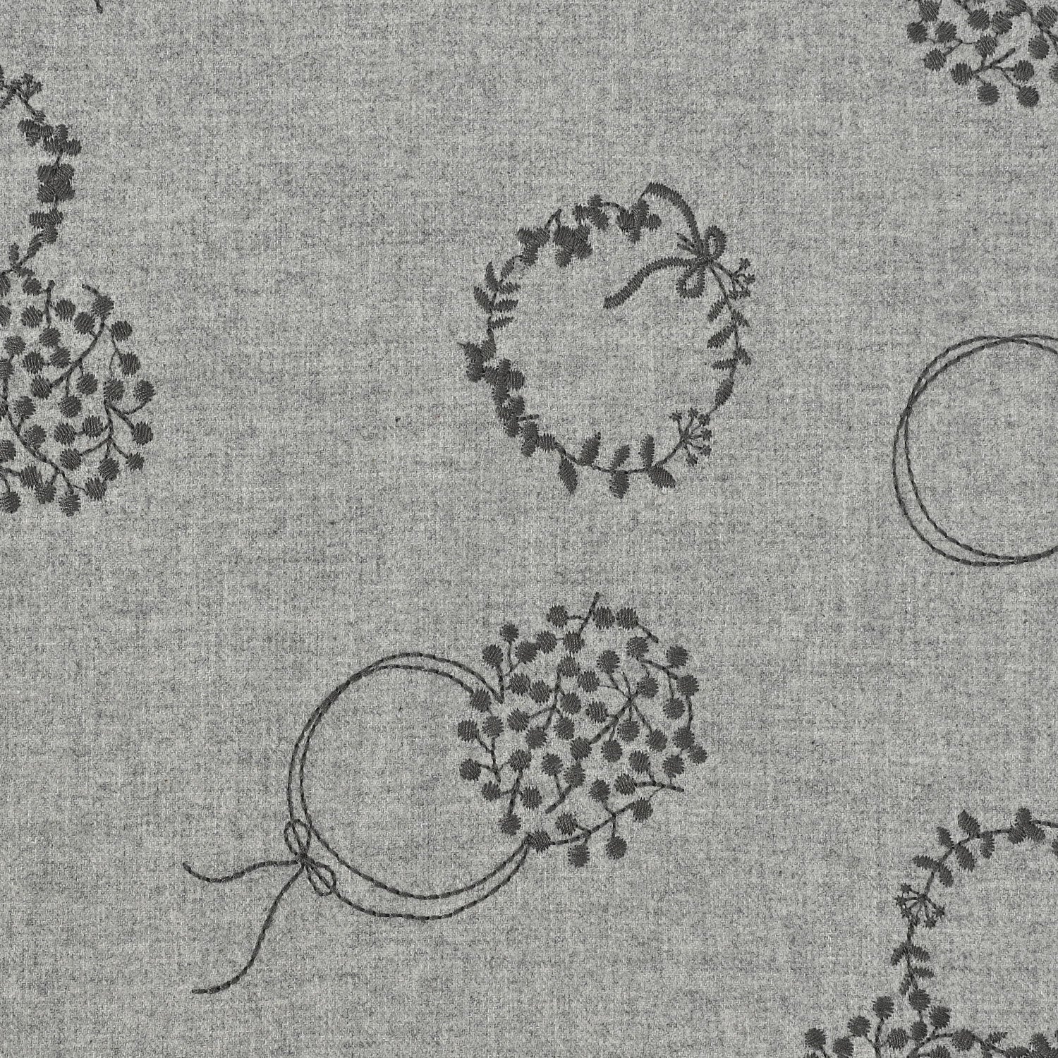 刺繡薄法蘭絨