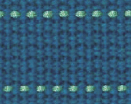 echino 刺繡織帶 土耳其藍