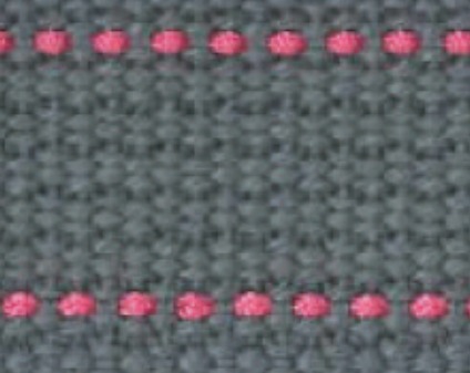 echino 刺繡織帶 灰色